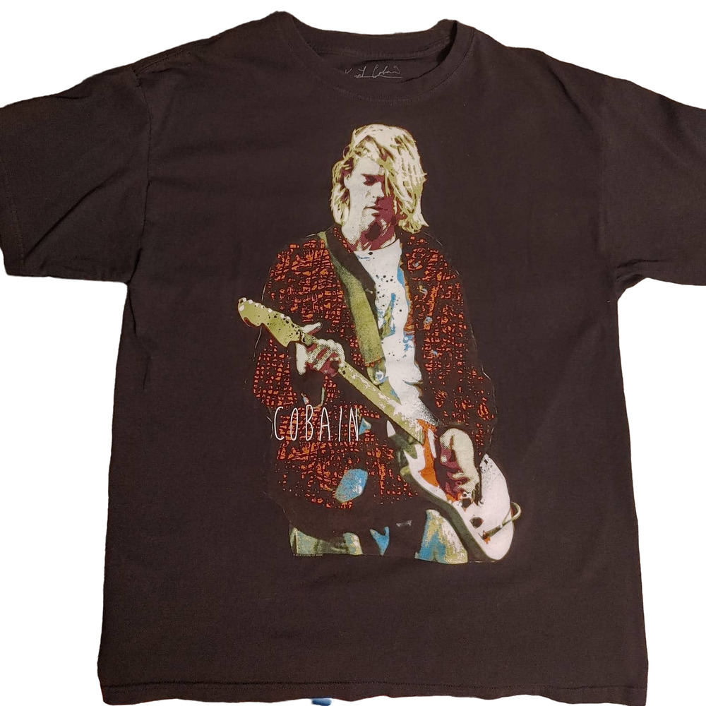 EUC Nirvana, Kurt Cobain "2014, The End of Music" 2021 Printing  Size Large